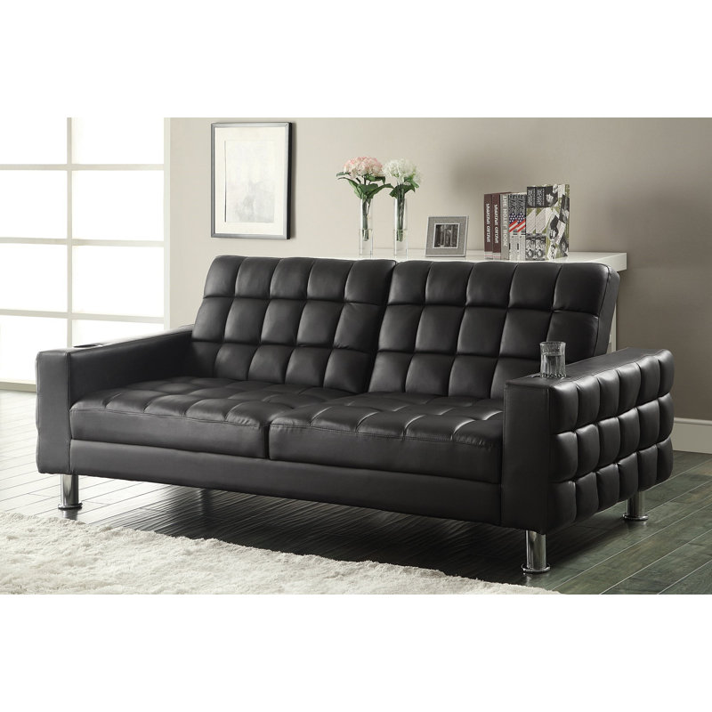 Orren Ellis Germar Queen Split Back Convertible Sofa Wayfair